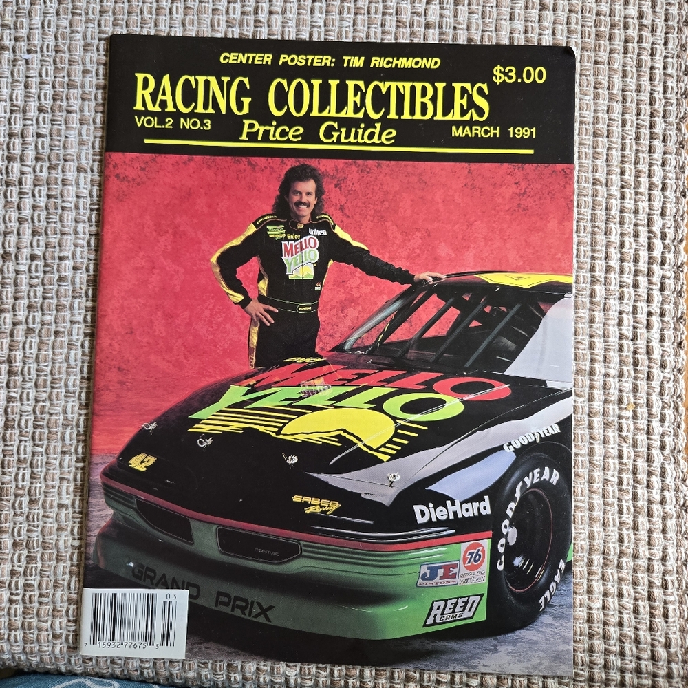 Racing Collectibles Price Guide Magazine March 1991 Issue Kyle Petty Cover